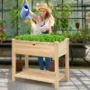 Tangkula Raised Garden Bed Elevated Wood Planter Box Stand For Vegetable Flower -Tangkula GUEST 9a943353 35ac 4fa7 94f1 bf892d2927d1