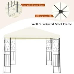 Tangkula 10'x10'Outdoor Canopy Gazebo Art Steel Frame Party Patio Large Canopy Gazebo 13 Tangkula 10'x10'Outdoor Canopy Gazebo Art Steel Frame Party Patio Large Canopy Gazebo -Tangkula GUEST 9e6acf4d b25a 4bd2 8f80 ea5fee67c7cd