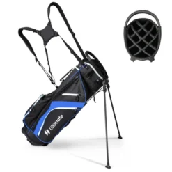 Tangkula 14-Way Top Divider Golf Bag With Stand Lightweight Golf Stand Bag With Dual Shoulder Straps Blue/Grey/Red -Tangkula GUEST 9e885bae 534e 4b2e 8c61 361fffd96766