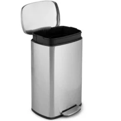 Tangkula 13.2 Gallon Stainless Steel Step Trash Can Garbage Can Airtight Silent Step Bin 11 Tangkula 13.2 Gallon Stainless Steel Step Trash Can Garbage Can Airtight Silent Step Bin -Tangkula GUEST a0816b75 2876 41dd 8763 622960f76e50