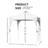 Tangkula Pop-up Canopy Tent 6.6’ X 6.6’ Height Adjustable Commercial Instant Canopy W/ Portable Roller Bag Blue/ White/ Grey 1 Tangkula Pop-up Canopy Tent 6.6’ X 6.6’ Height Adjustable Commercial Instant Canopy W/ Portable Roller Bag Blue/ White/ Grey -Tangkula GUEST a9fb0553 cc16 4672 b1b2 1dba765bf361
