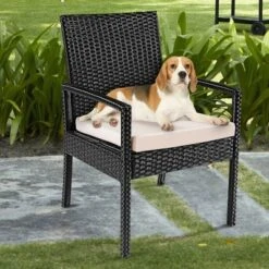 Tangkula 3 Pieces Patio Set Outdoor Wicker Rattan Furniture W/ Cushions 16 Tangkula 3 Pieces Patio Set Outdoor Wicker Rattan Furniture W/ Cushions -Tangkula GUEST ab909ea0 d6fa 4e01 8049 49b7314aac1e