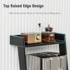 Tangkula 4-Tier Ladder Shelf 43” Tall Wooden Leaning Bookshelf Display Rack Modern Shelving Stand With Anti-tipping Device Black -Tangkula GUEST ac936d2d d83f 43d6 8a5b 018e51325c0d