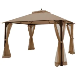 Tangkula 12' X 10' Octagonal Tent Outdoor Gazebo Canopy Shelter With Mosquito Netting -Tangkula GUEST b078941d 7633 406a b3c5 a43e68675515