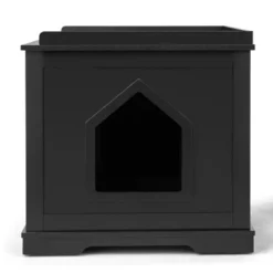 Tangkula Cat House Litter Box Pet Cat Washroom Nightstand Cat Storage Bench Coffee/Black -Tangkula GUEST b0d9467e 43ac 4e23 9ef9 30e1eb8dcaf8