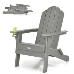 Tangkula Folding Adirondack Chair Outdoor Adirondack Chair Weather Resistant Lounger For Backyard Porch Poolside Turquoise/Grey/White/Black 20 Tangkula Folding Adirondack Chair Outdoor Adirondack Chair Weather Resistant Lounger For Backyard Porch Poolside Turquoise/Grey/White/Black -Tangkula GUEST b5cbbb26 6aaf 408f b413 0ace10c85580