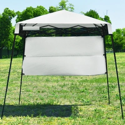 Tangkula 7x7 FT Pop-up Canopy Portable Outdoor Offset Tent W/Carry Bag Blue/White/Grey 13 Tangkula 7x7 FT Pop-up Canopy Portable Outdoor Offset Tent W/Carry Bag Blue/White/Grey - Image 11