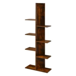 Tangkula Modern Multi-Layer Bookshelf Floor Standing Bookcase W/Anti-fall Device Storage Rack For Home Office Rustic -Tangkula GUEST bfa90a24 0c68 4f4c 8fc8 34eb16802931