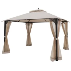 Tangkula 12' X 10' Octagonal Tent Outdoor Gazebo Canopy Shelter With Mosquito Netting -Tangkula GUEST c264deb6 3709 4274 9b59 fbe5aad060ea