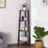 Tangkula 4-layers Corner Shelf Metal Storage Rack Bookcase Display Stand Wood 2 Tangkula 4-layers Corner Shelf Metal Storage Rack Bookcase Display Stand Wood -Tangkula GUEST ca2983a8 d5ad 420a b2ef cc057f4faab3