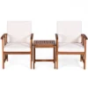Tangkula 3-Piece Outdoor Acacia Wood Sectional Conversation Sofa Set With Cushions -Tangkula GUEST d1042826 58ec 4c39 93da 4d779d54dc99