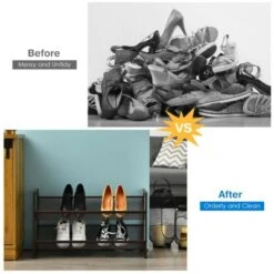 Tangkula Iron Shoe Shelf 2/3/4-Tier Space Saving Layered Shoes Shelving Shoes Storage Organizer 19 Tangkula Iron Shoe Shelf 2/3/4-Tier Space Saving Layered Shoes Shelving Shoes Storage Organizer -Tangkula GUEST d3530bcd 462a 42de b85b 3d9d47db8135