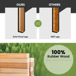 Tangkula Set Of 4 Saddle Bar Stools Counter Height Dining Chairs W/ Wooden Legs Black -Tangkula GUEST d40ac802 9a7d 4665 8bd2 e9cef1e515b5