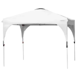 Tangkula Pop-up Canopy Tent 10’ X 10’ Height Adjustable Commercial Instant Canopy W/ Portable Roller Bag Blue/ White/ Grey -Tangkula GUEST d69fe622 762d 4107 bbf5 da2b481edcca