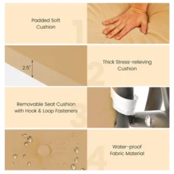 Tangkula 3-Seat Outdoor Converting Patio Swing Glider Adjustable Canopy Porch Swing 20 Tangkula 3-Seat Outdoor Converting Patio Swing Glider Adjustable Canopy Porch Swing -Tangkula GUEST e011d9d9 cfa8 44d5 b232 13e1f71dd738