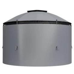 Tangkula 11.5'Outdoor Patio Round Dome Gazebo Canopy Shelter Double Roof Steel Gray -Tangkula GUEST eb7db1aa 9fec 4b11 bcd0 c21ecbf71e28