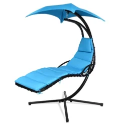 Tangkula Patio Hammock Chair Floating Hanging Chaise Lounge Chair W/ Canopy 21 Tangkula Patio Hammock Chair Floating Hanging Chaise Lounge Chair W/ Canopy -Tangkula GUEST eb9e3b94 910a 4bc7 97d2 405e8f4eb0b2