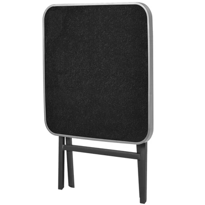 Tangkula 5PCS Rattan Patio Dining Set All Weather Square Folding Table & 4 Stackable Chairs Set W/Tempered Glass Tabletop 11 Tangkula 5PCS Rattan Patio Dining Set All Weather Square Folding Table & 4 Stackable Chairs Set W/Tempered Glass Tabletop - Image 9