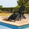Tangkula Outdoor Adirondack Chair W/Ergonomic Design&Ottoman Lounge Armchair HDPE Chair For Yard&Patio Black/Grey/Turquoise/White 2 Tangkula Outdoor Adirondack Chair W/Ergonomic Design&Ottoman Lounge Armchair HDPE Chair For Yard&Patio Black/Grey/Turquoise/White -Tangkula GUEST f379aadf da39 4c35 b8dd a7c810dd430a