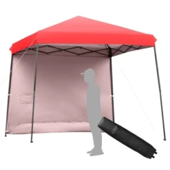 Tangkula 10x10 Ft Pop Up Canopy Tent One Person Set-up Instant Shelter With Central Lock W/ Roll-up Side Wall 25 Tangkula 10x10 Ft Pop Up Canopy Tent One Person Set-up Instant Shelter With Central Lock W/ Roll-up Side Wall -Tangkula GUEST f49e7cee e761 4aa1 81ba 6e76ae57556c