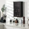 Tangkula Wall Mount Medicine Cabinet Multifunction Bathroom Storage Organizer Espresso -Tangkula GUEST f4c00553 3087 41ee 9a0c a5bc84fde2e9
