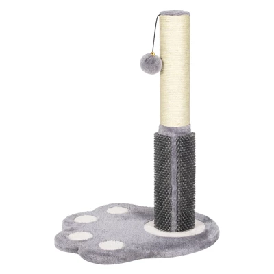 Tangkula 20.5" Tall Cat Scratching Pole With Sisal Rope & 2 Balls Claw Scratcher For Most Cats 4 Tangkula 20.5" Tall Cat Scratching Pole With Sisal Rope & 2 Balls Claw Scratcher For Most Cats - Image 2