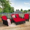 Tangkula 5 PCS Patio Rattan Sectional Sofa Set Outdoor Furniture Conversation Set Cushioned Loveseat Sofa Ottoman 1 Tangkula 5 PCS Patio Rattan Sectional Sofa Set Outdoor Furniture Conversation Set Cushioned Loveseat Sofa Ottoman -Tangkula GUEST f9677320 7bfa 420d 9f6f 2fd7fa07b73a