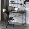 Tangkula 40"/47" Industrial Computer Desk Study Writing Table With Storage Bag Black/Coffee/Rustic Brown -Tangkula GUEST fc9b1886 514e 4bdd 8f51 1f115ad32615